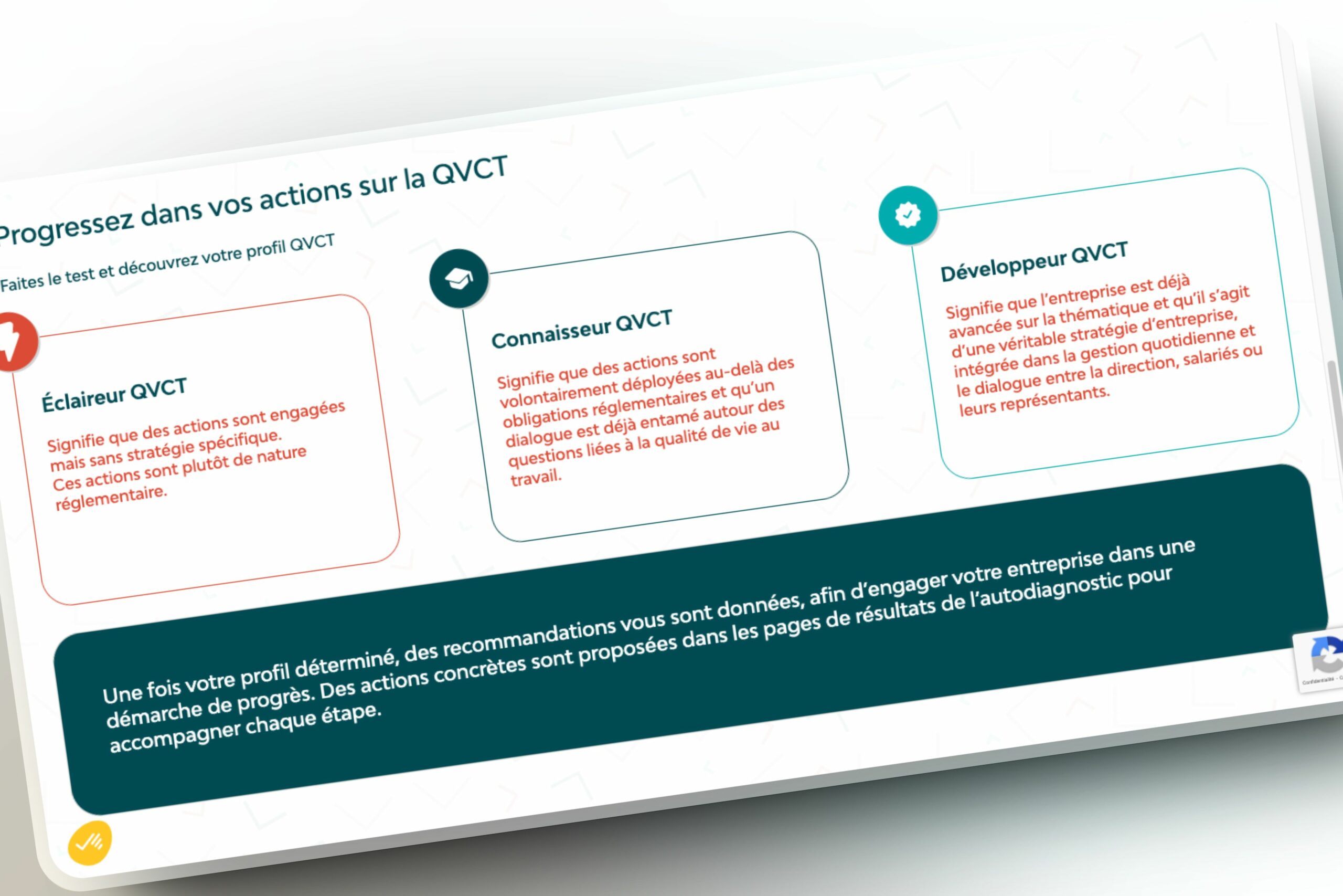 Capture d&#039;écran de block sur le site de la QVCT