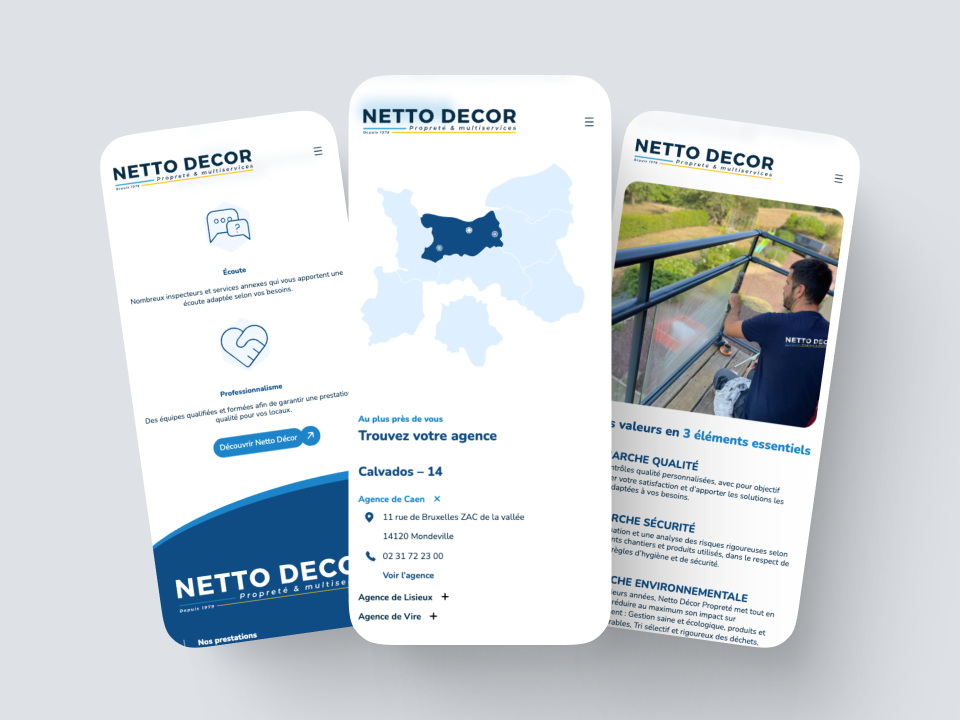 copie d'écran projet Netto Décor