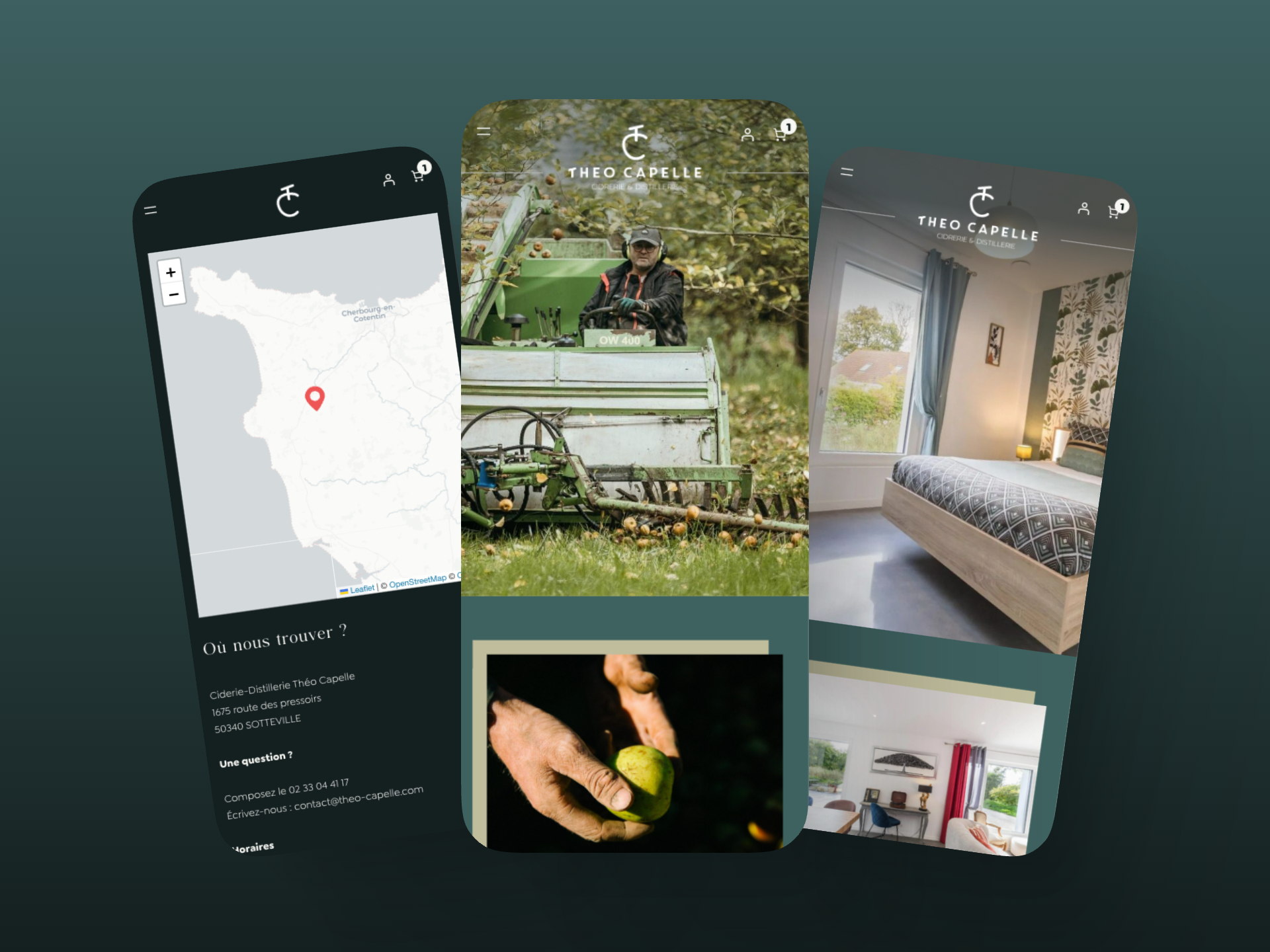 site théo capelle mobile